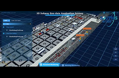 3D Subway Geo-data Application System