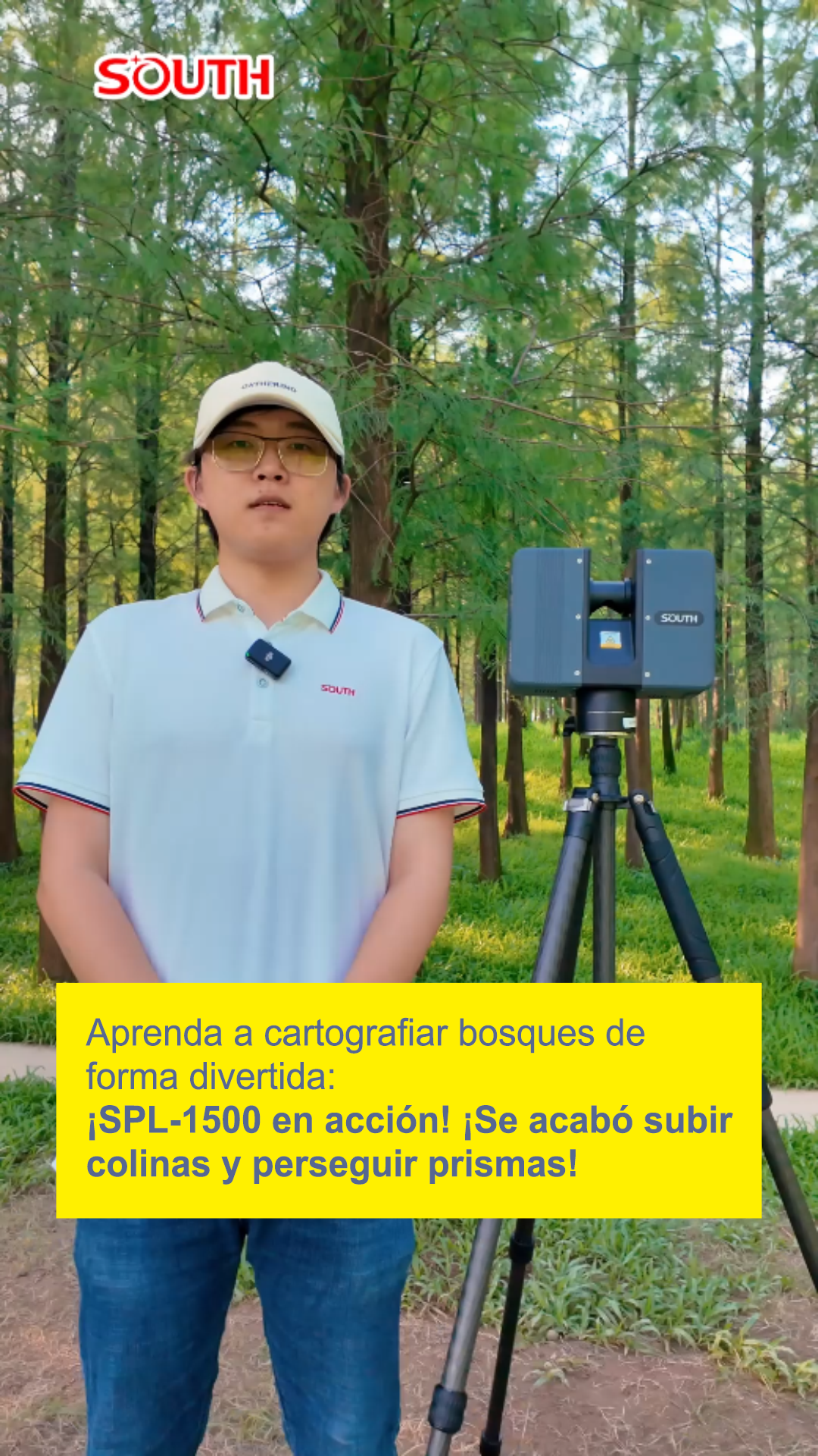 Aprenda a cartografiar bosques de forma divertida: ¡SPL-1500 en acción! ¡Se acabó subir colinas y perseguir prismas!