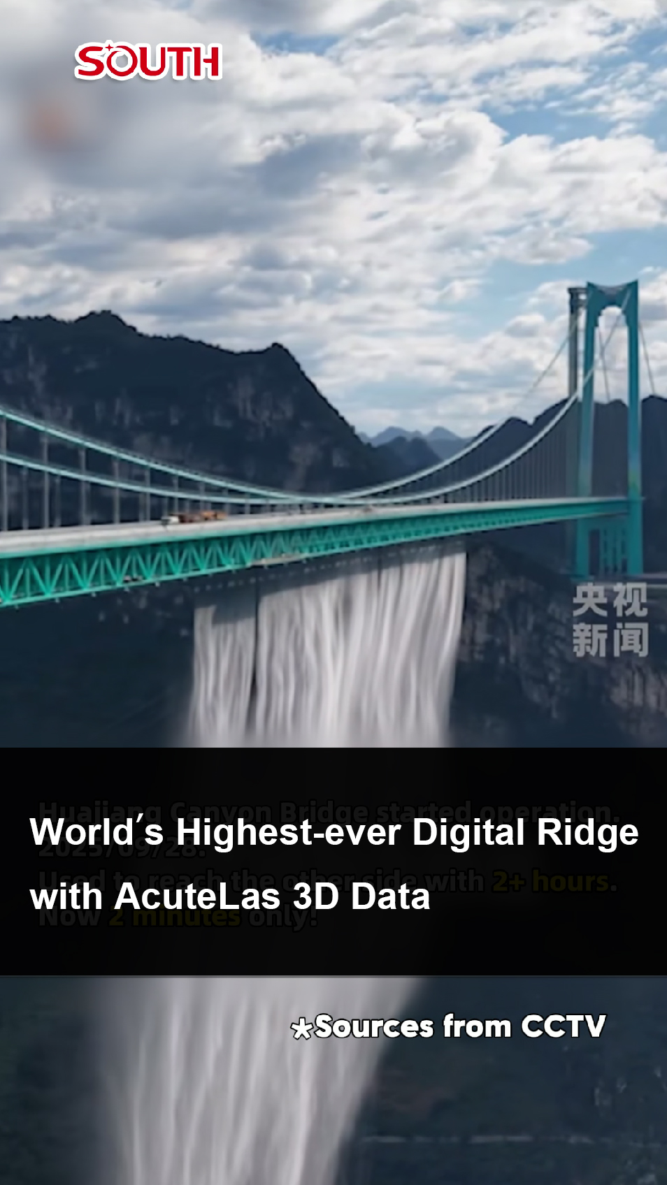 World’s Highest-ever Digital Ridge with AcuteLas 3D Data