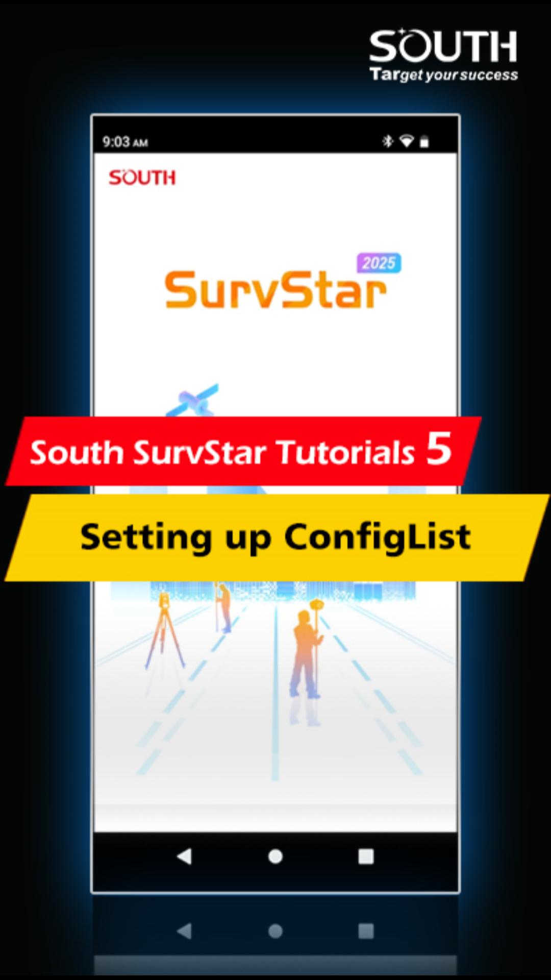 South SurvStar Tutorials 5 - Setting up ConfigList