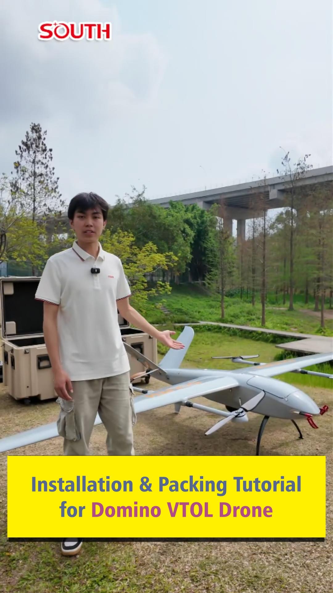 Installation & Packing Tutorial for Domino VTOL Drone